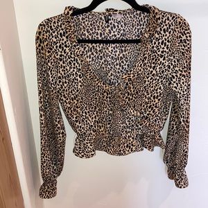 H&M Cheetah Top